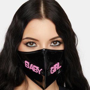 BABY GIRL PVC FACE MASK